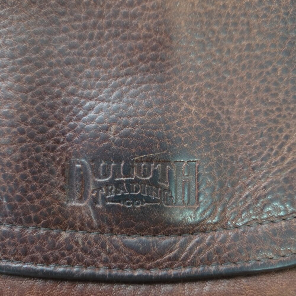Vintage Duluth Trading Co. Leather Organizer Crossbody Bag - Picture 15 of 16